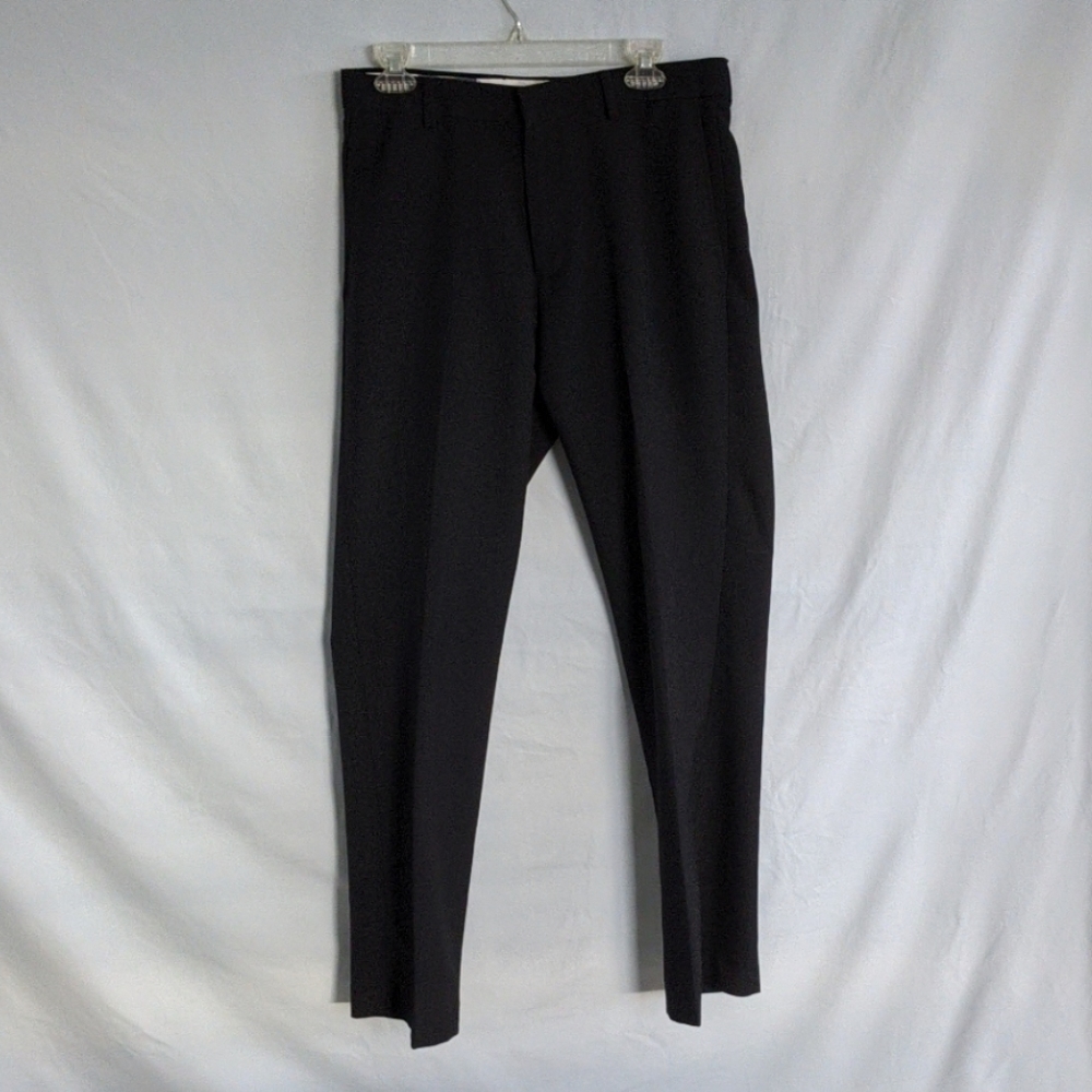 🎉 Black Slim Fit Dress Pants 32x32